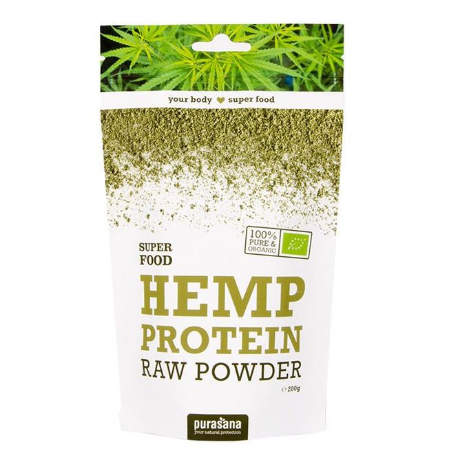 Hovedbilde Purasana Hemp proteinpulver 200g