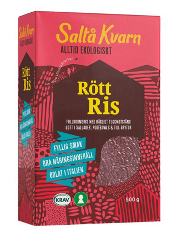 Saltå Kvarn Rød Ris 500g