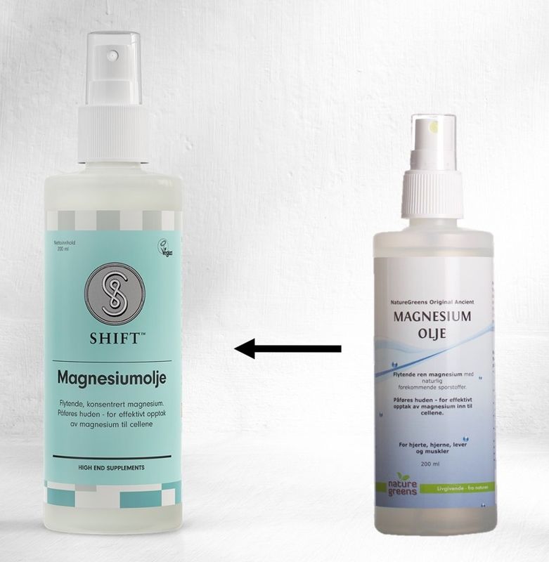 SHIFT Magnesium olje sprayflaske 200 ml