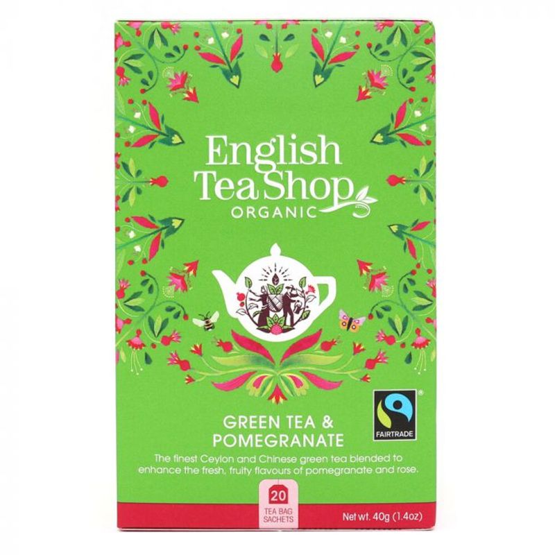 English Tea Shop Green Tea Pomegranate 20 poser