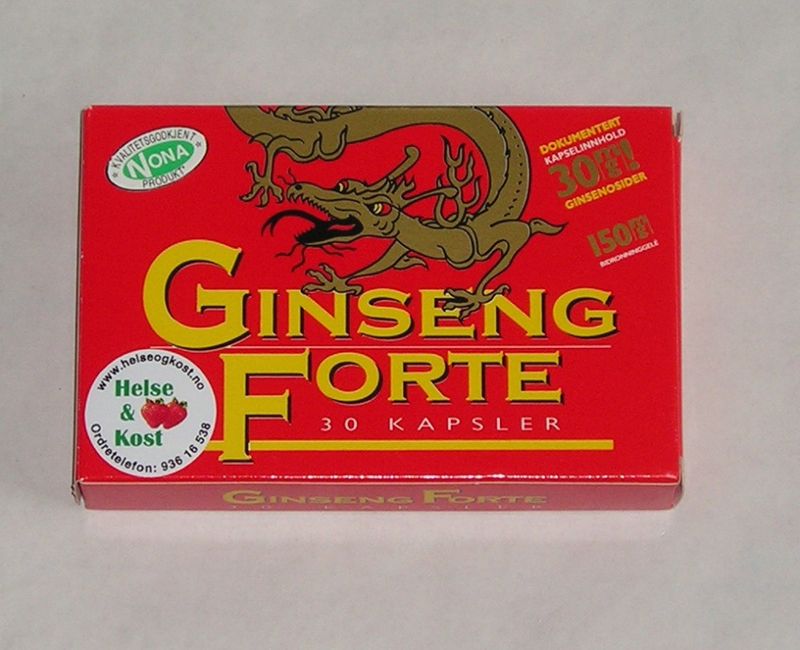 Ginseng Forte 30 kapsler