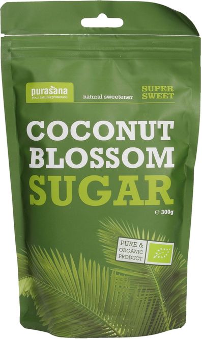 Hovedbilde Purasana Kokosblomstsukker 300g