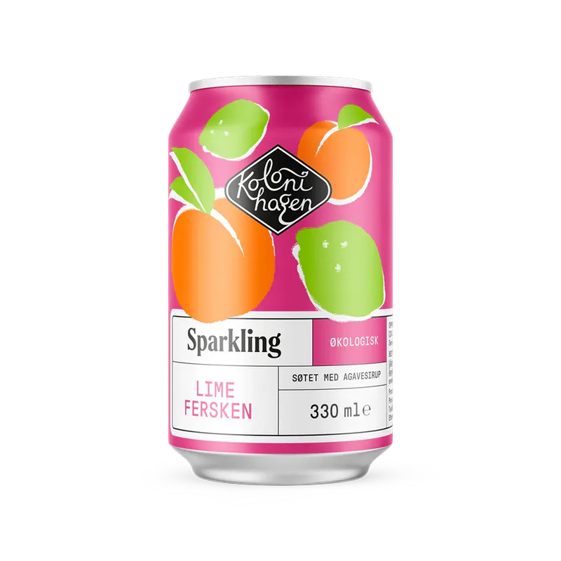 Kolonihagen Sparkling Lime Fersken 330 ml