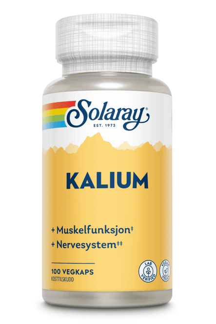 Hovedbilde Solaray Kalium 100 mg 100 kapsler