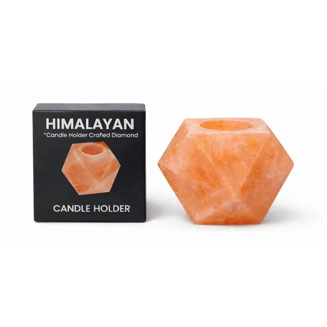 Hovedbilde Himalayan Salt Telysholder diamantformet