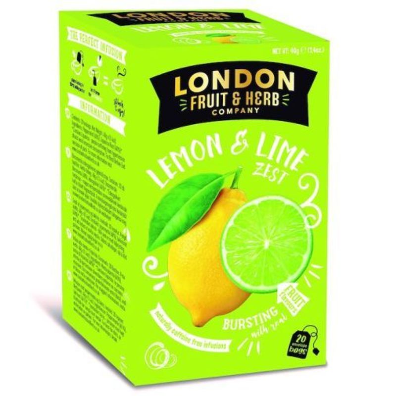 London Fruit & Herb Lemon & Lime Tea 20 poser