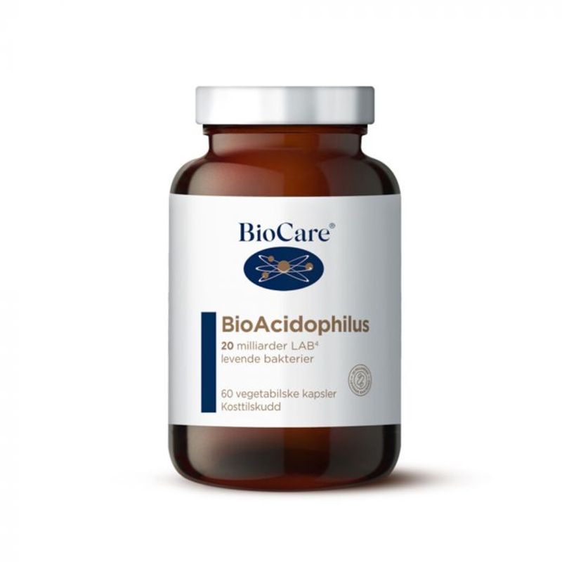 BioCare BioAcidophilus 60 kapsler