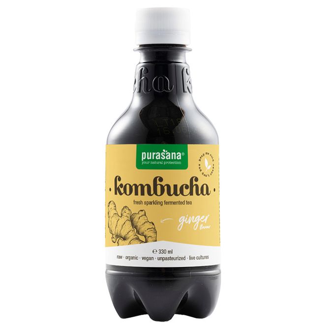 Hovedbilde Purasana Kombucha Ginger 330 ml