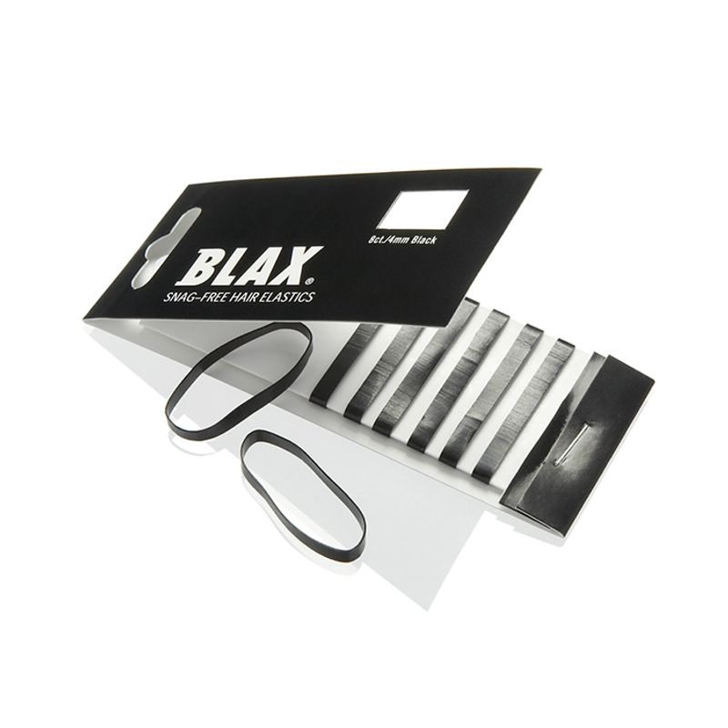 BLAX Hårstrikker svarte 8 stk