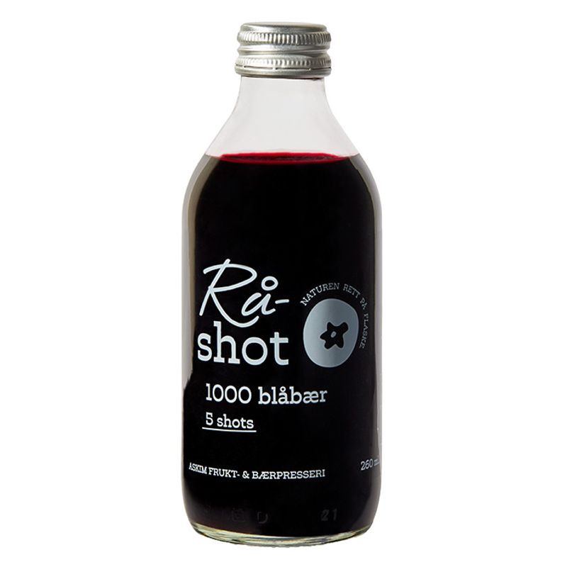 Råshot Blåbær (Ritni Blåbær) råsaft 260 ml