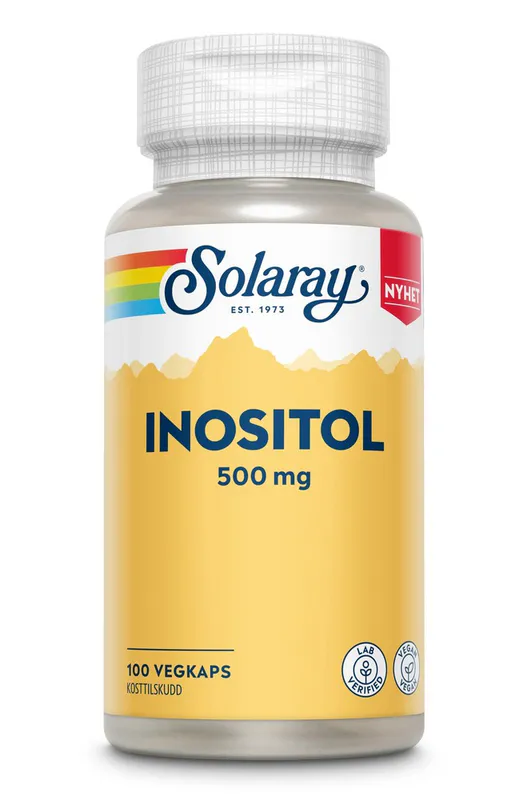Solaray Inositol 500 mg 100 kapsler