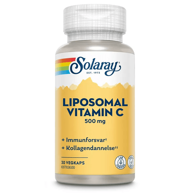 Hovedbilde Solaray Liposomal Vitamin C 500 mg 30 kapsler