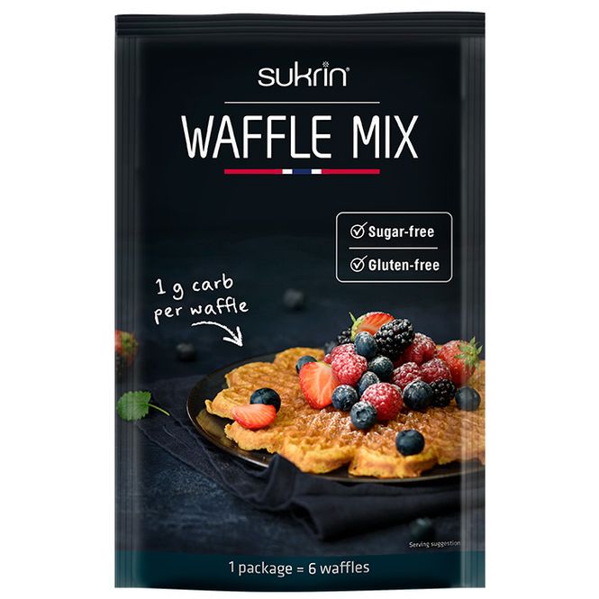 Hovedbilde Sukrin Vaffelmix 100g