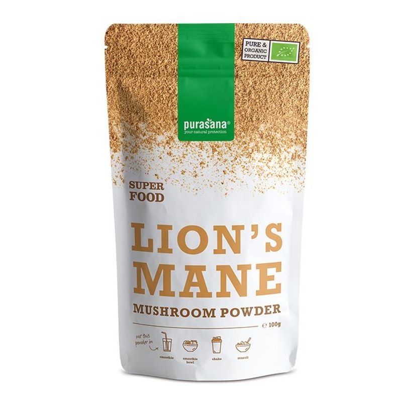 Purasana Lions Mane 100g pulver