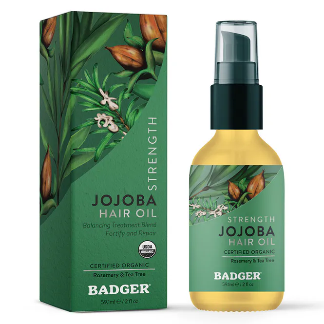 Hovedbilde Badger Jojoba Hårolje 59 ml