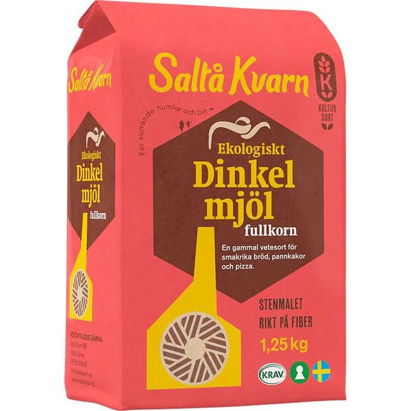 Saltå Kvarn Speltmel sammalt 1,25 kg