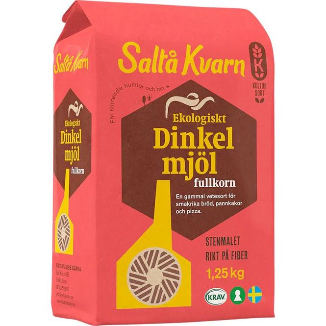Hovedbilde Saltå Kvarn Speltmel sammalt 1,25 kg